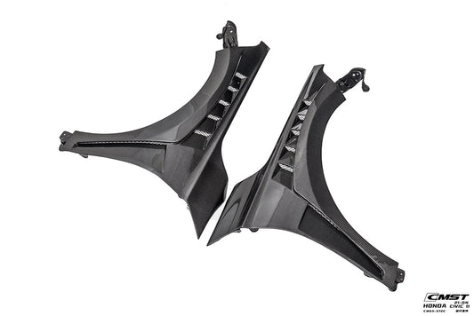 JDM Brand 2022+ Honda Civic CMST Front Fenders (Carbon fiber)