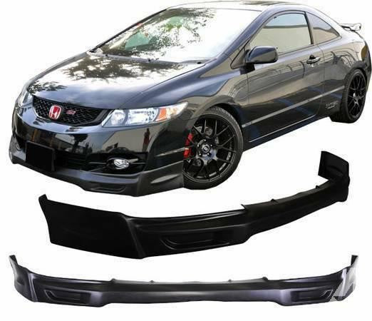 JDM Brand 2009-2011 Honda Civic Coupe Mugen Style Front Bumper Lip