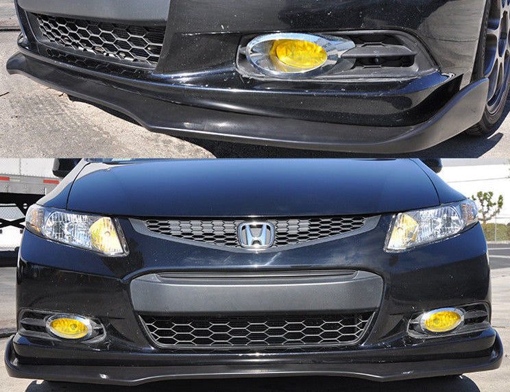 JDM Brand 2012-2013 Honda Civic Coupe CS Style Front Bumper Lip