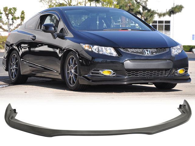 JDM Brand 2012-2013 Honda Civic Coupe CS Style Front Bumper Lip