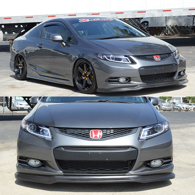JDM Brand 2012-2013 Honda Civic Coupe STI Style Front Bumper Lip