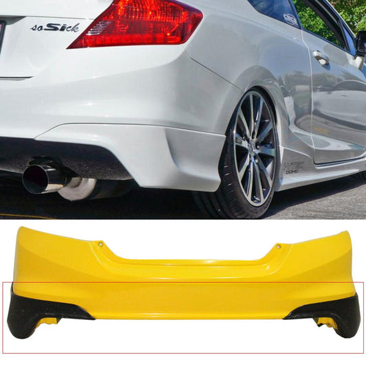 JDM Brand 2012-2013 Honda Civic Coupe SI Only HFP Style Rear Bumper Spats