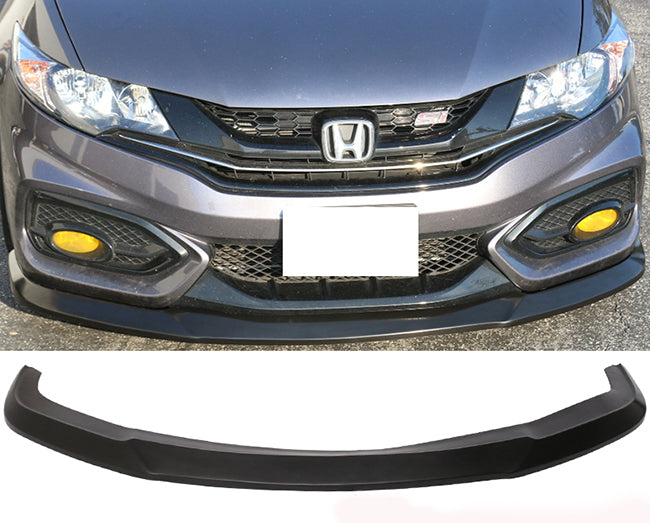 JDM Brand 2014-2015 Honda Civic Coupe K Style Front Bumper Lip