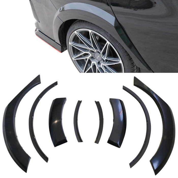 JDM Brand 2016-2018 Honda Civic Sedan Rear Fender Flares 8 Piece