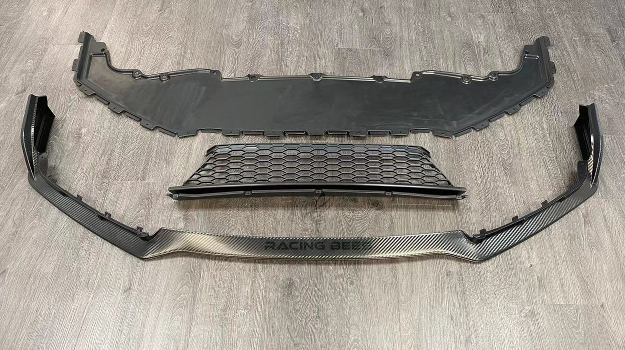 JDM Brand 2016-2020 Honda Civic Si/Hatchback CTR Style Front Bumper Lip (Carbon Look)