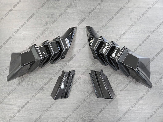 JDM Brand 2017-2021 Honda Civic FK7 Hatchback Rear Diffuser M Style