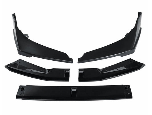 JDM Brand 2019-2020 Honda Civic GTCS Style Front Bumper Lip (Black)