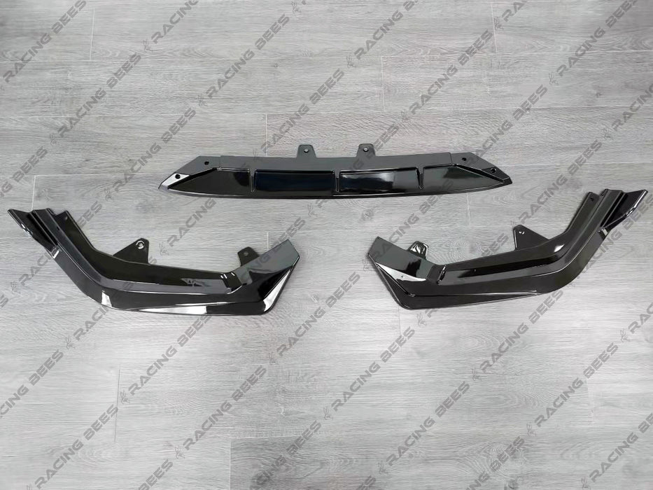 JDM Brand 2022+ Honda Civic Sedan V Style Front Bumper Lip (Black)