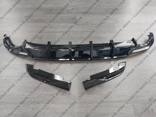 JDM Brand 2022+ Honda Civic Sedan COM Style Rear Diffuser (BLACK)