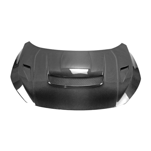 JDM Brand 2017-2021 Honda Civic FK8 Type-R VR Style Hood (Carbon fiber)