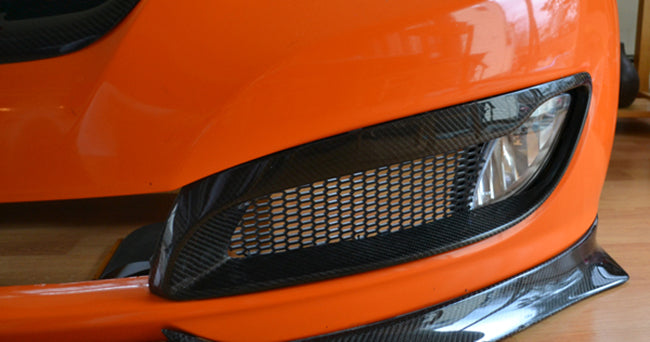JDM Brand 2010-2012 Hyundai Genesis Coupe RS Style Fog Trim Cover (Carbon Fiber)