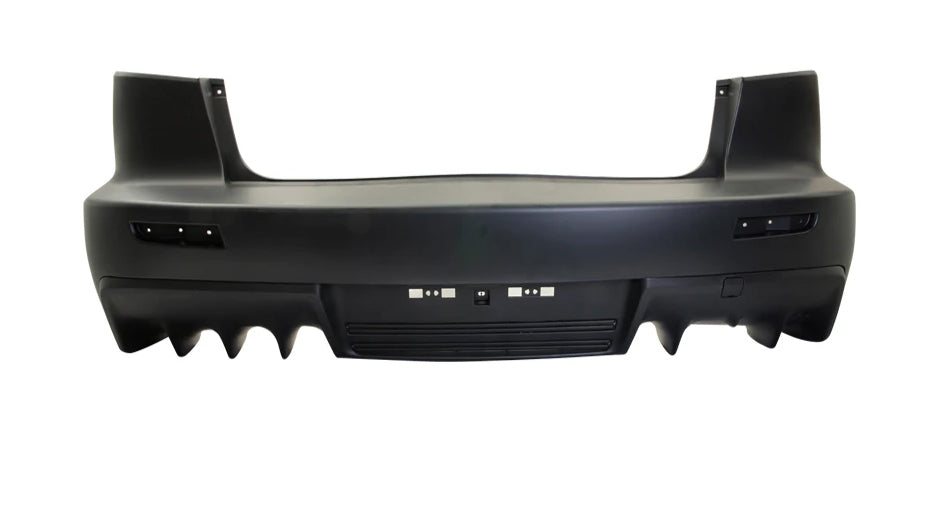 JDM Brand 2008-2015 Mitsubishi Lancer EVO Style Rear Bumper Conversion (Single Muffler Exit)