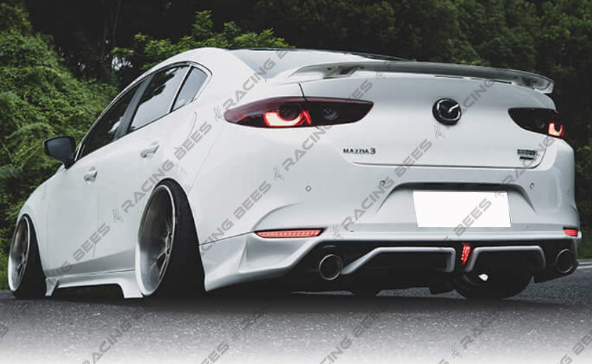 JDM Brand 2019+ Mazda 3 Sedan Yofer Rear Bumper Diffuser