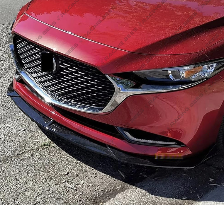 JDM Brand 2019+ Mazda 3 Sedan CS Style Front Bumper Lip (Black)