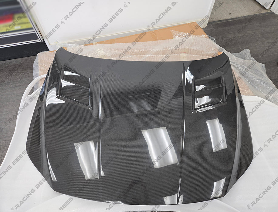 JDM Brand 2019+ Mazda 3 Sedan/Hatchback Dynamic DM Style Hood (Carbon Fiber)