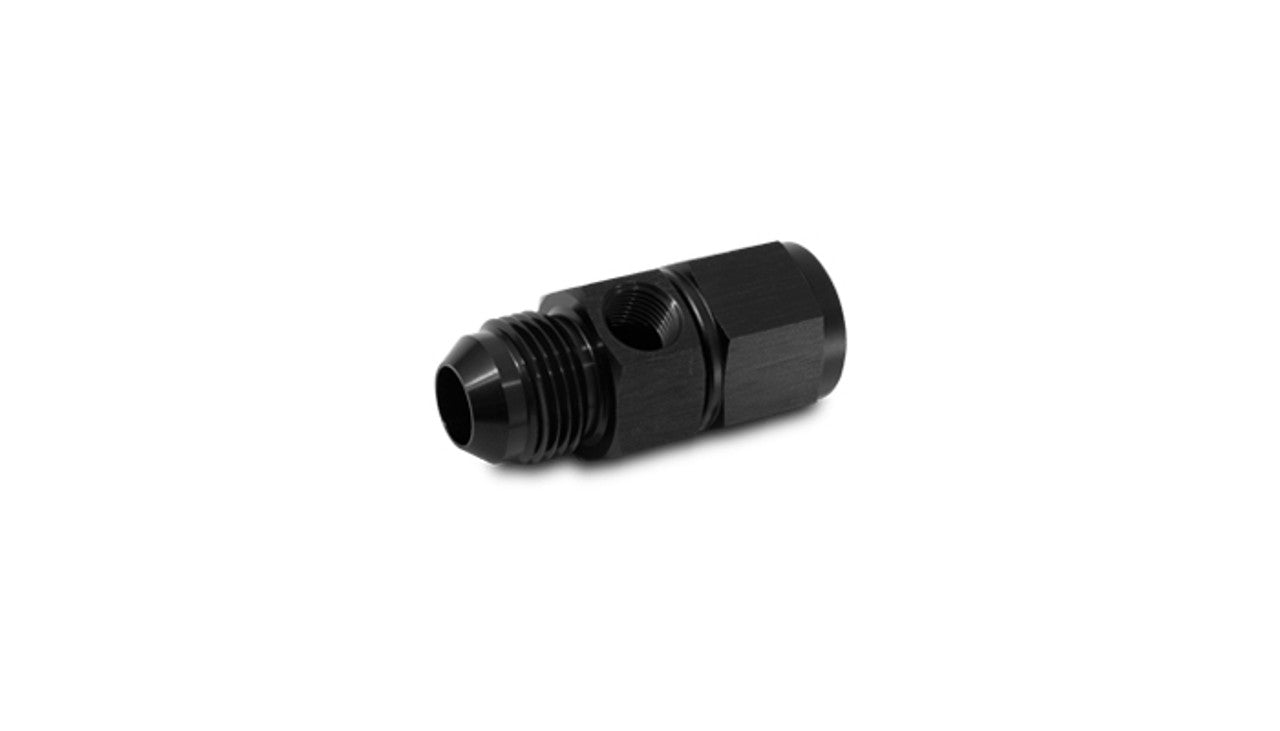 '-10AN Male to -10AN Female Union Adapter Fitting with 1/8 NPT Port