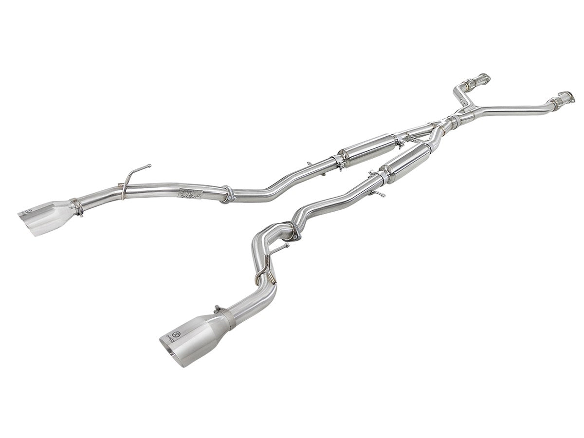 aFe Exhaust System Infiniti Q50 16-19 V6-3.0L (tt)