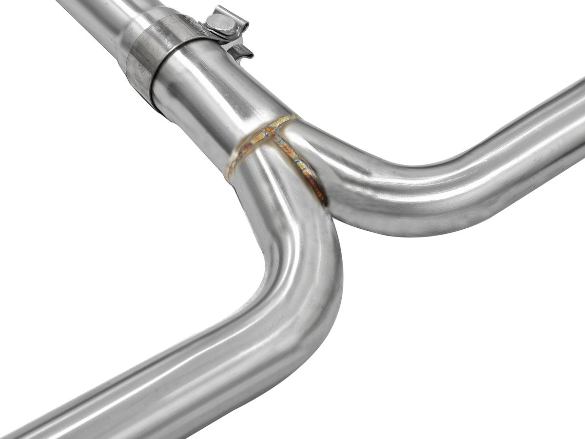 aFe Takeda 2-1/4in to 2in 304 Stainless Steel Cat-Back Exhaust System Honda Acco