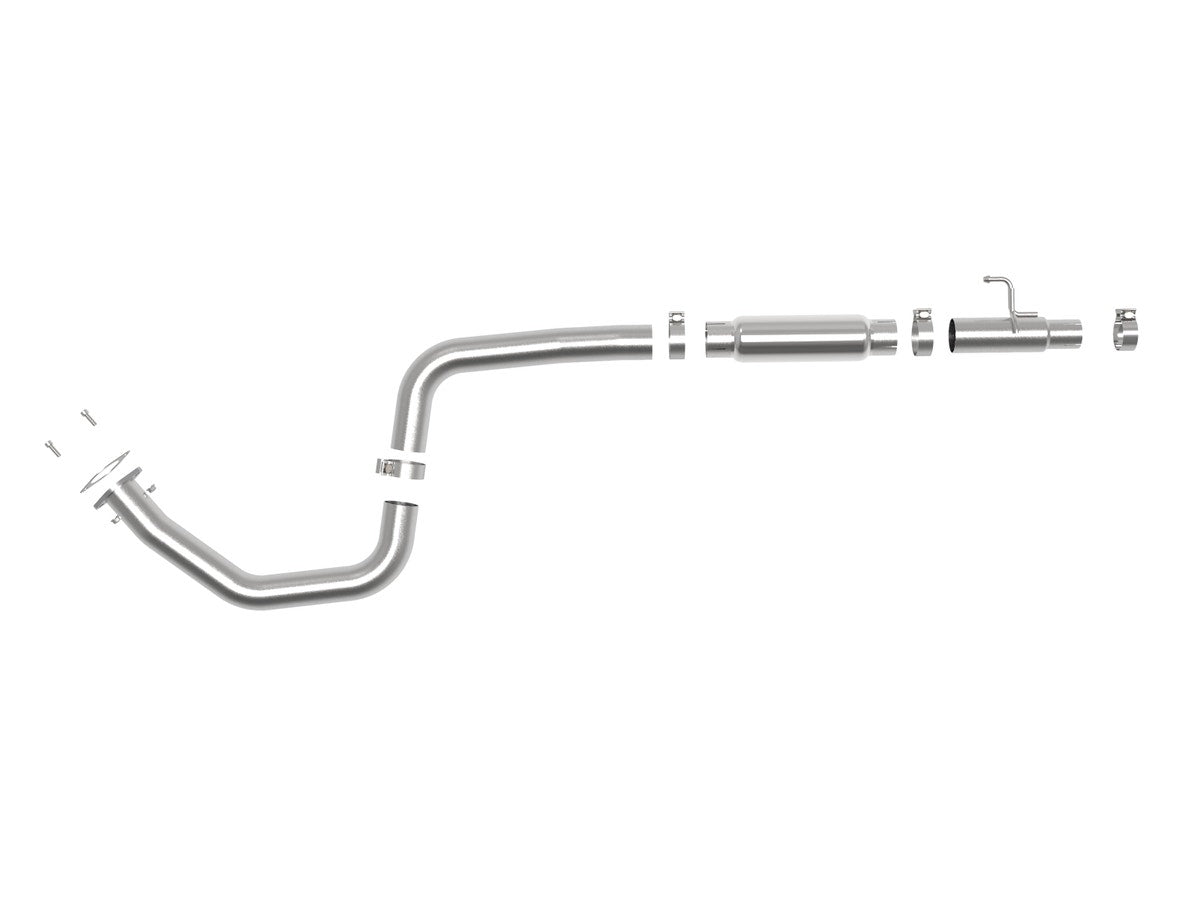 aFe Takeda 3 IN 304 Stainless Steel Mid-Pipe Hyundai Veloster 19-20 L4-1.6L (t)