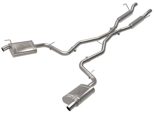 aFe Vulcan Series 2-1/4 IN to 2-1/2 IN Stainless Steel Cat-Back Exhaust System J