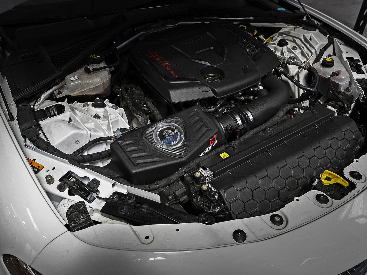 aFe Momentum GT Cold Air Intake System w/ Pro 5R Media Alfa Romeo Giulia 17-21 L