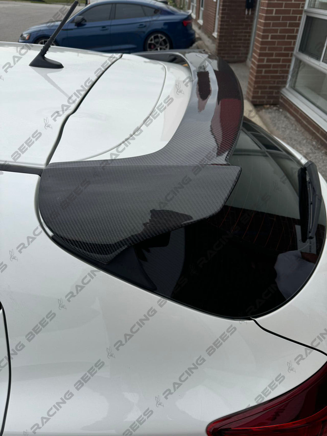 JDM Brand 2014-2018 Mazda 3 Hatchback H Style Trunk Spoiler (Carbon Fiber)