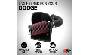 Cold Air Intake - High-flow, Roto-mold Tube - DODGE RAM, L6-5.9L, TURBO DSL