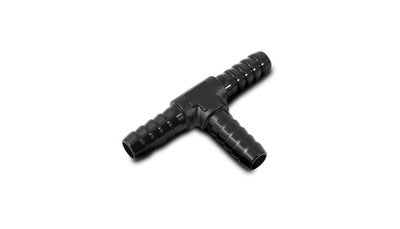 Barbed Tee Aluminum Adapter, 5/32-4mm - Anodized Black"