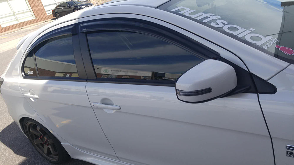 JDM Brand Window Visors for 2008-2017 Mitsubishi Lancer