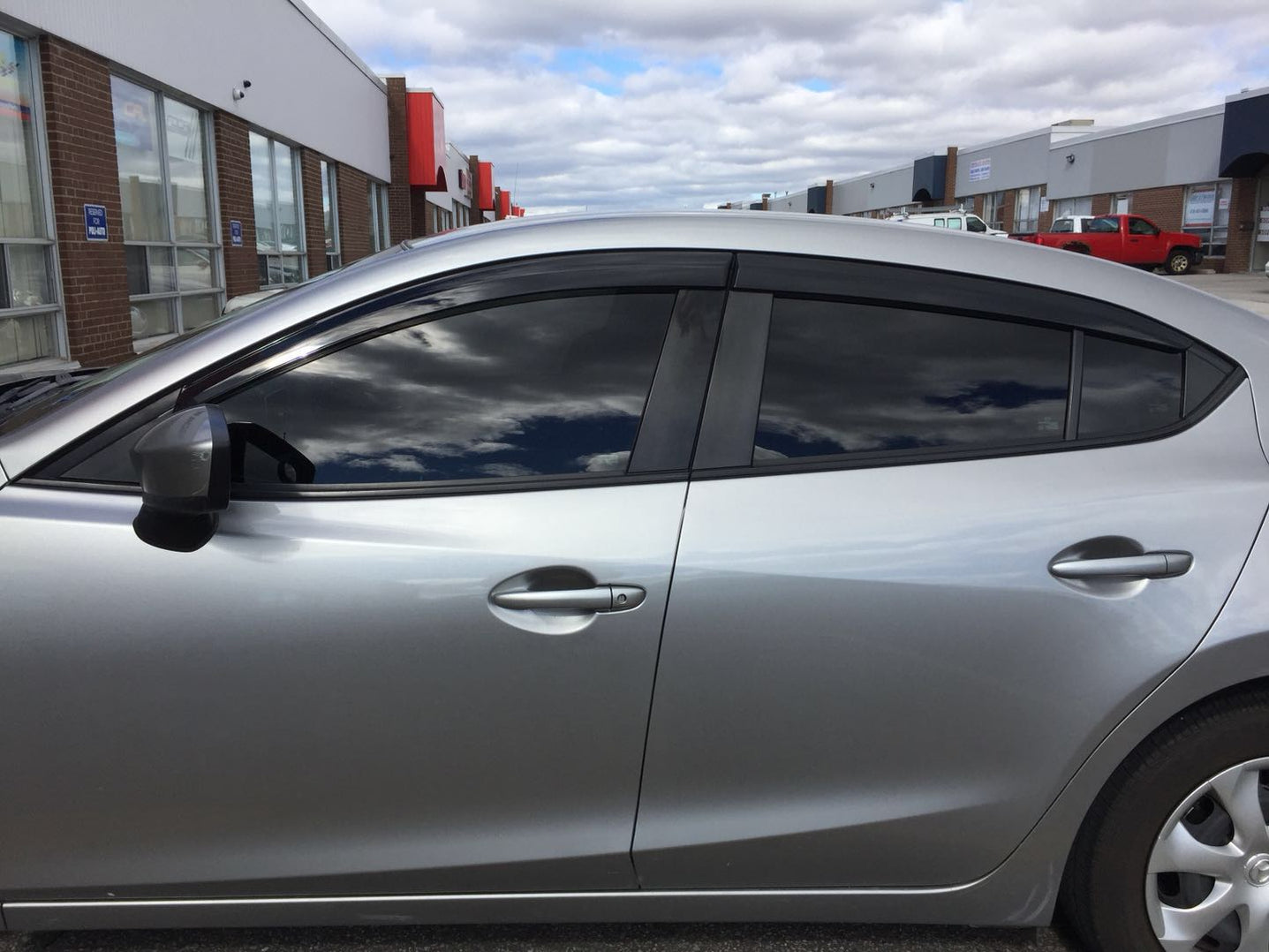 JDM Brand Window Visor for 2014-2018 Mazda 3, 4/5D