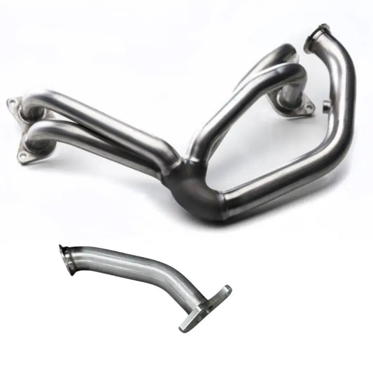 KILLER B 4-1 EQUAL LENGTH HOLY HEADER - WITH V-BAND UP PIPE - SWAINTECH COATING - 02-14 WRX, 04-21 STI, 05-09 LGT