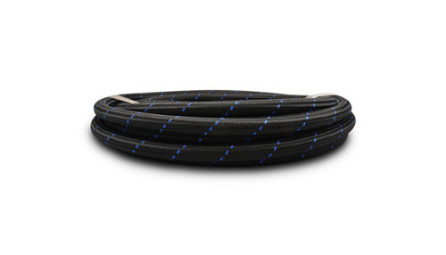 '-10 AN Two-Tone Black/Blue Nylon Braided Flex Hose (2 foot roll)