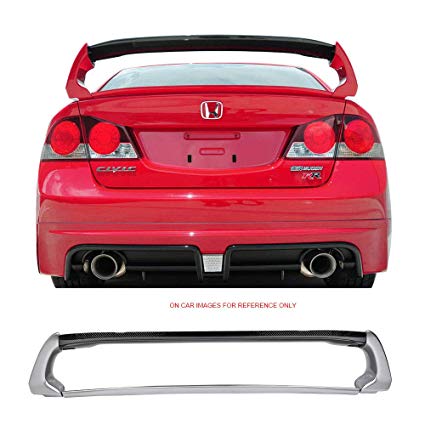 JDM Brand 2006-2011 Honda Civic Sedan Mugen-RR Style Trunk Spoiler Carbon Fiber