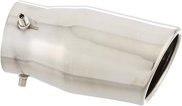 Exhaust Tip 2.5 Round Stainless Steel Bolt-On