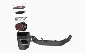Cold Air Intake - High-flow, Roto-mold Tube - FORD BRONCO V6-2.7L
