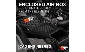 Cold Air Intake - High-flow, Roto-mold Tube - FORD BRONCO V6-2.7L