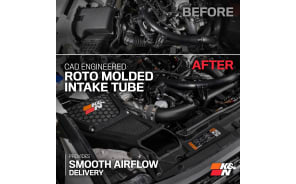 Cold Air Intake - High-flow, Roto-mold Tube - FORD BRONCO V6-2.7L