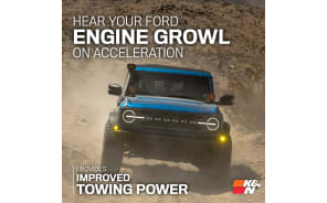 Cold Air Intake - High-flow, Roto-mold Tube - FORD BRONCO V6-2.7L