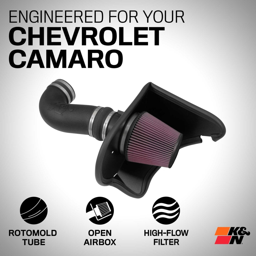 Cold Air Intake - High-flow, Roto-mold Tube - CHEVROLET CAMARO SS V8-6.2L