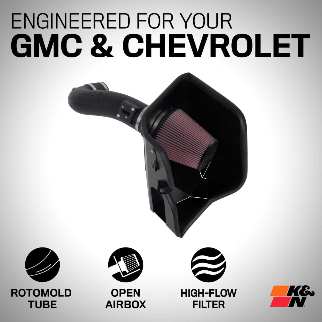 Cold Air Intake - High-flow, Roto-mold Tube - CHEVROLET SILVERADO 1500; V8-5.3/6.2L
