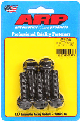 ARP M10 x 1.50 x 35 hex black oxide bolts