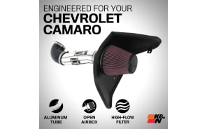 Cold Air Intake - High-flow, Aluminum Tube - CHEVROLET CAMARO V6-3.6L