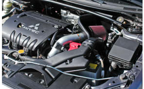 Cold Air Intake - High-flow, Aluminum Tube - MITSUBISHI LANCER, L4-2.0/2.4