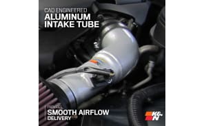 Cold Air Intake - High-flow, Aluminum Tube - NISSAN/INFINITI 370Z/G37 V6-3.7L , SILVE