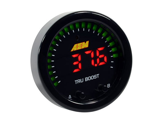 X-SERIES TRU-BOOST CONTROLLER GAUGE WITH BOOST CONTROL SOLENOID, 80 PSIG INTERNA