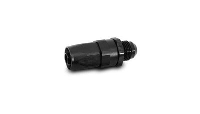 Male -6AN Flare Straight Hose End Fitting; Hose Size: -6AN