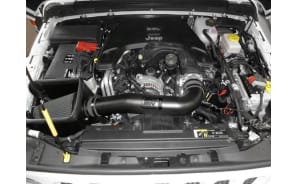 Cold Air Intake - Dryflow, Aluminum Tube - JEEP WRANGLER JL V6-3.6L