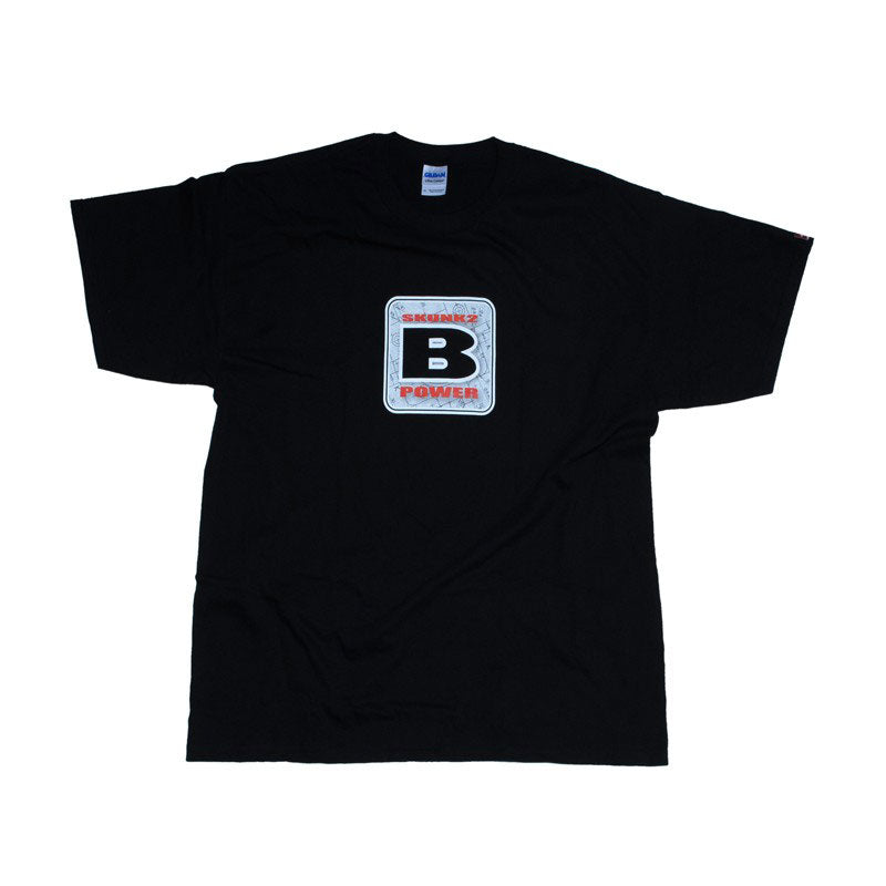 SKUNK2 T-SHIRT "S2 B-POWER TEE - BLACK - XXL