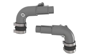 Charge Pipe - Aluminum Tube - TOYOTA TUNDRA V6-3.4L TWIN TURBO