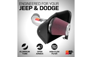 Cold Air Intake - High-flow, Aluminum Tube - JEEP GRAND CHEROKEE SRT 8 V8-6.4L